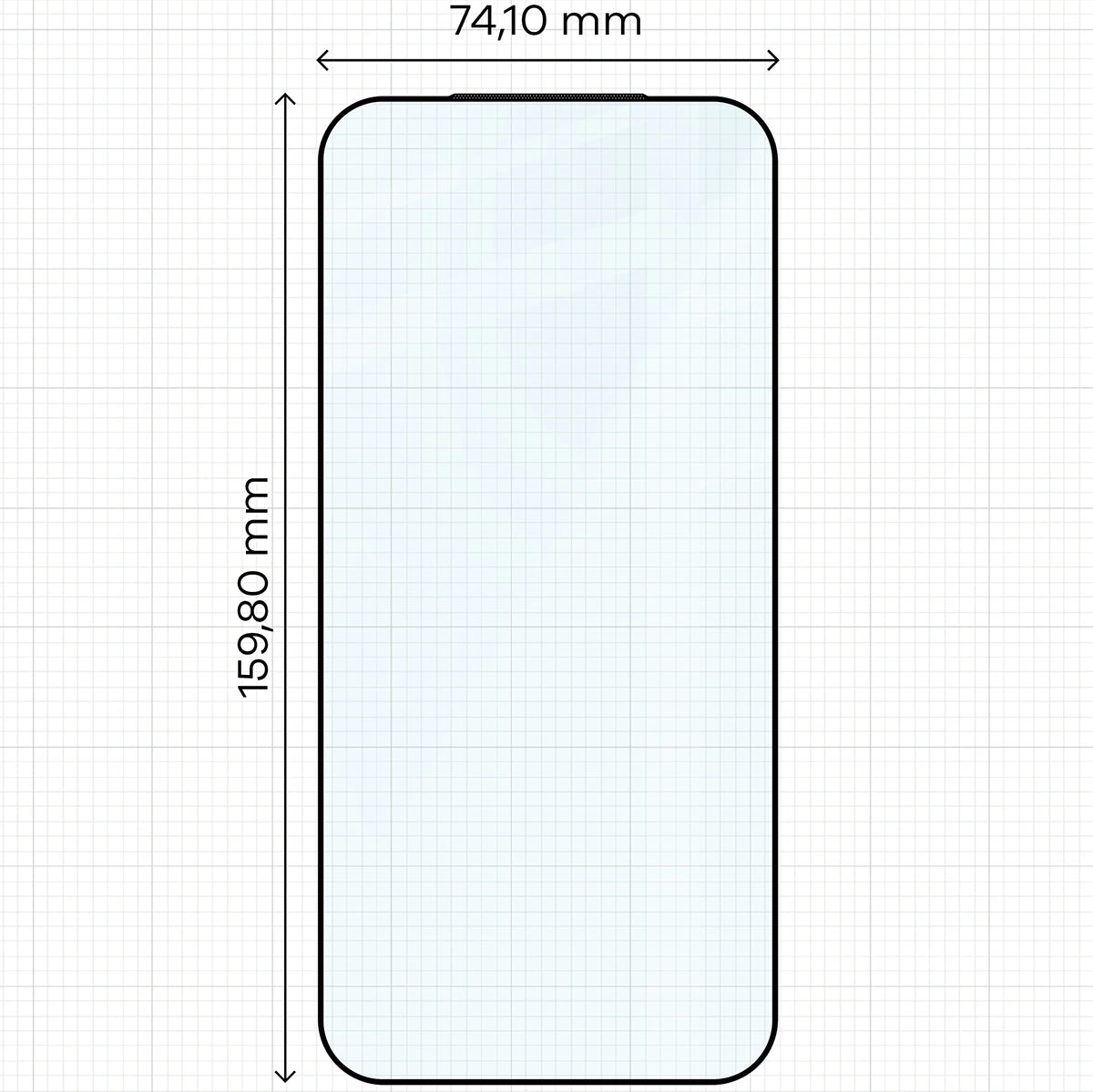 Gehärtetes Glas - 2 Stück + Kameraschutz für Xiaomi 17 Ultra, Bizon Glass Edge Pack, Schwarz