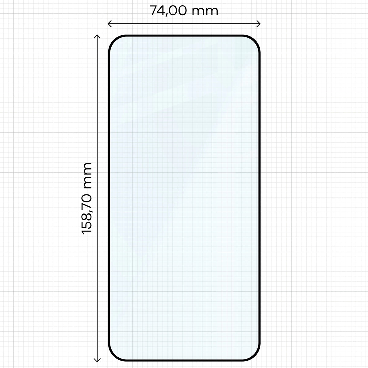 Gehärtetes Glas - 2 Stück + Kameraschutz für Xiaomi 17T Pro, Bizon Glass Edge Pack, Schwarz