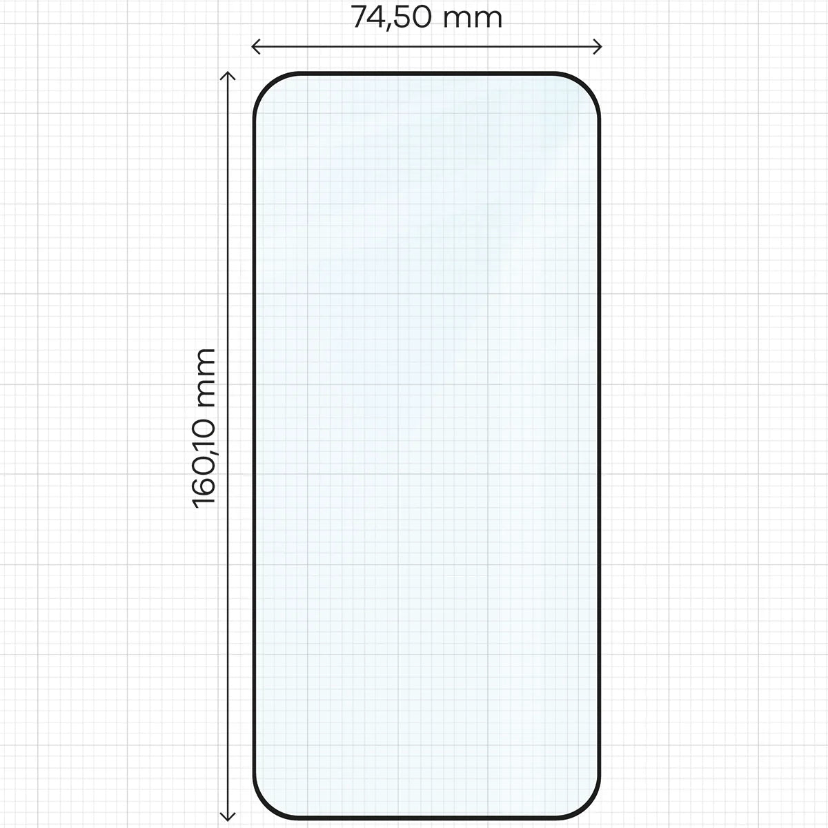 Gehärtetes Glas - 2 Stück + Kameraschutz für Xiaomi POCO F8 Ultra, Bizon Glass Edge Pack, Schwarz