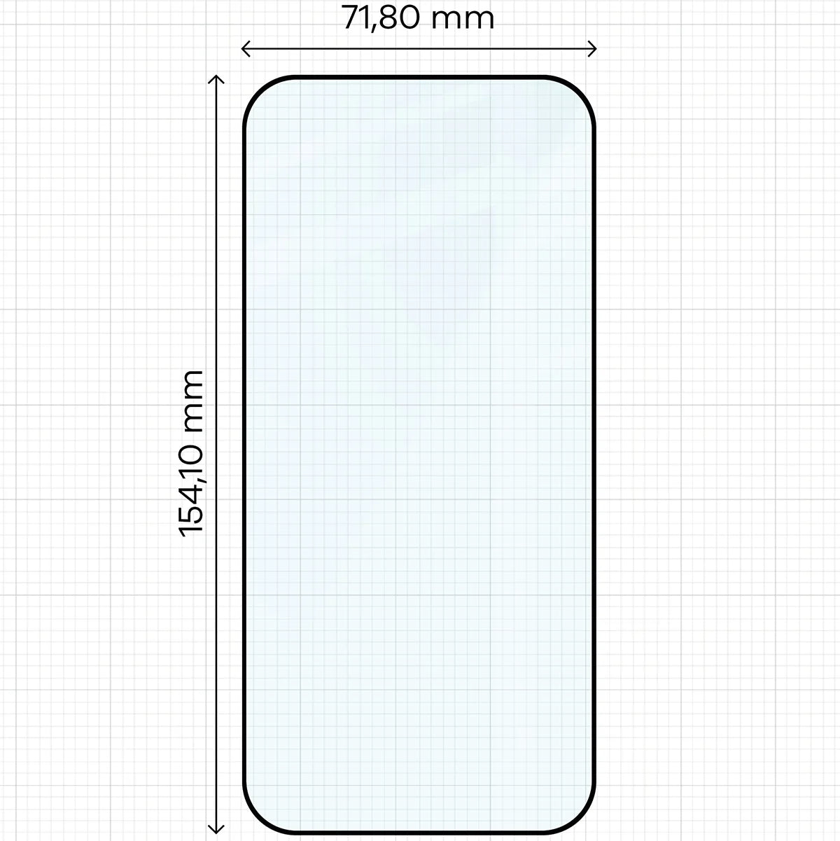 Gehärtetes Glas - 2 Stück + Kameraschutz für Xiaomi POCO X8 Pro, Bizon Glass Edge Pack, Schwarz