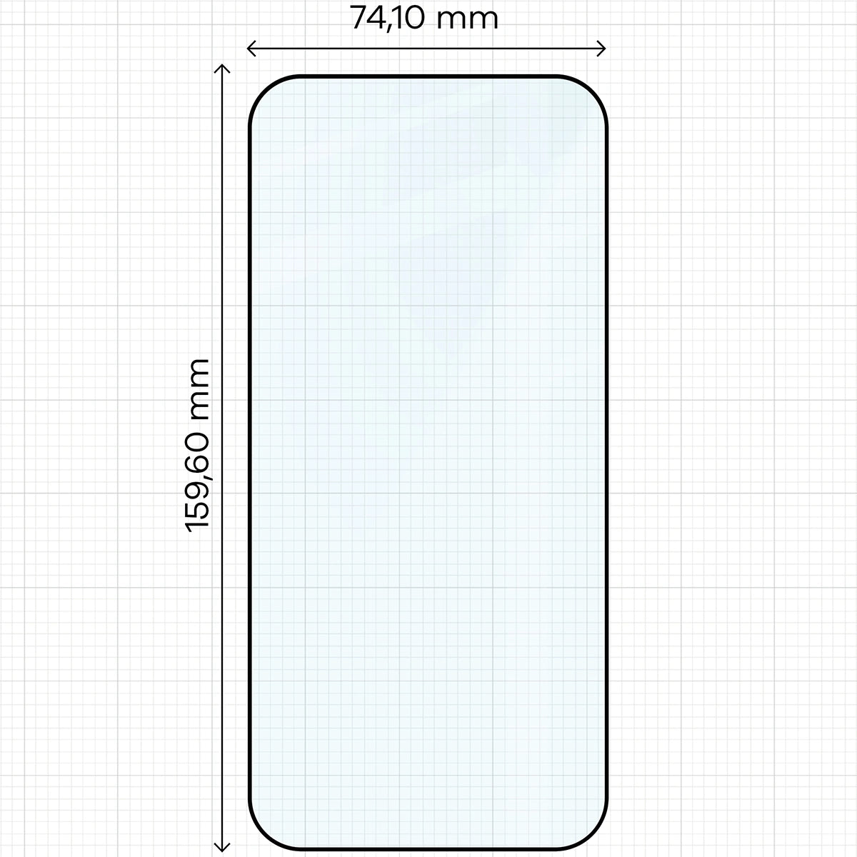 Gehärtetes Glas für iPhone 18 Pro Max / 17 Pro Max, Bizon Glass Edge Duo, , 2 Stück (2/4)