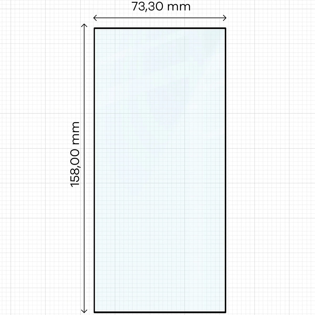 Gehärtetes Glas für Galaxy S24 Ultra, Bizon Glass Edge Duo, Schwarzer Rahmen, 2 Stück