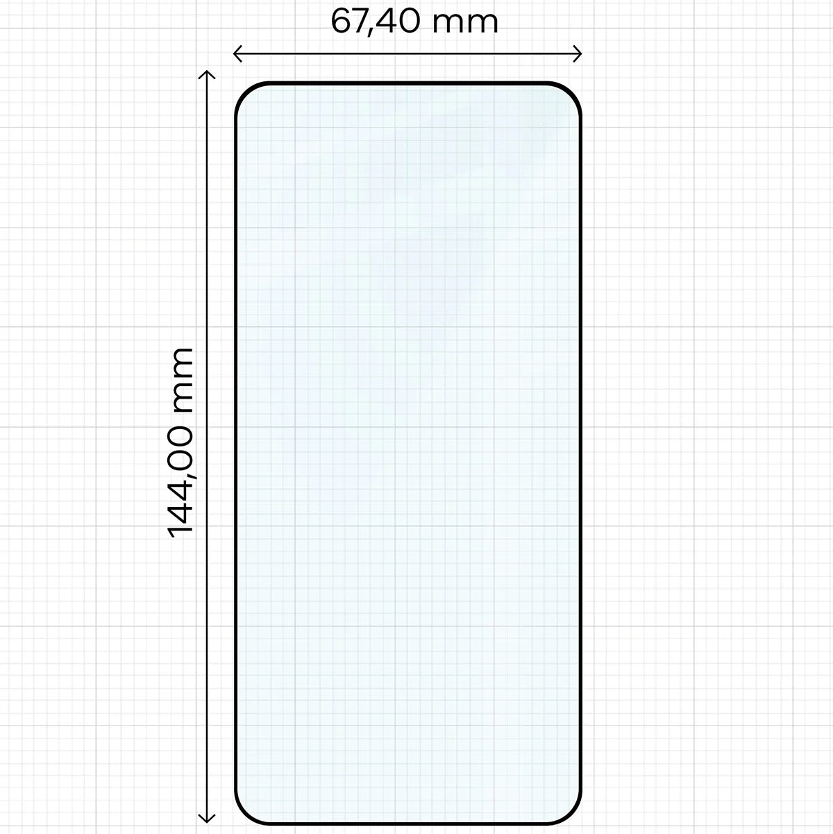 Gehärtetes Glas für Galaxy S25 / S24, Bizon Glass Edge Duo, Schwarzer Rahmen, 2 Stück