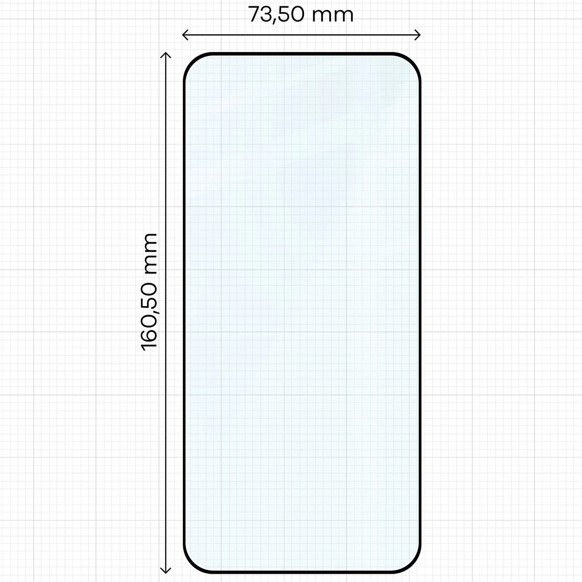 Gehärtetes Glas für OnePlus 15R, Bizon Glass Edge Duo, Schwarzer Rahmen, 2 Stück