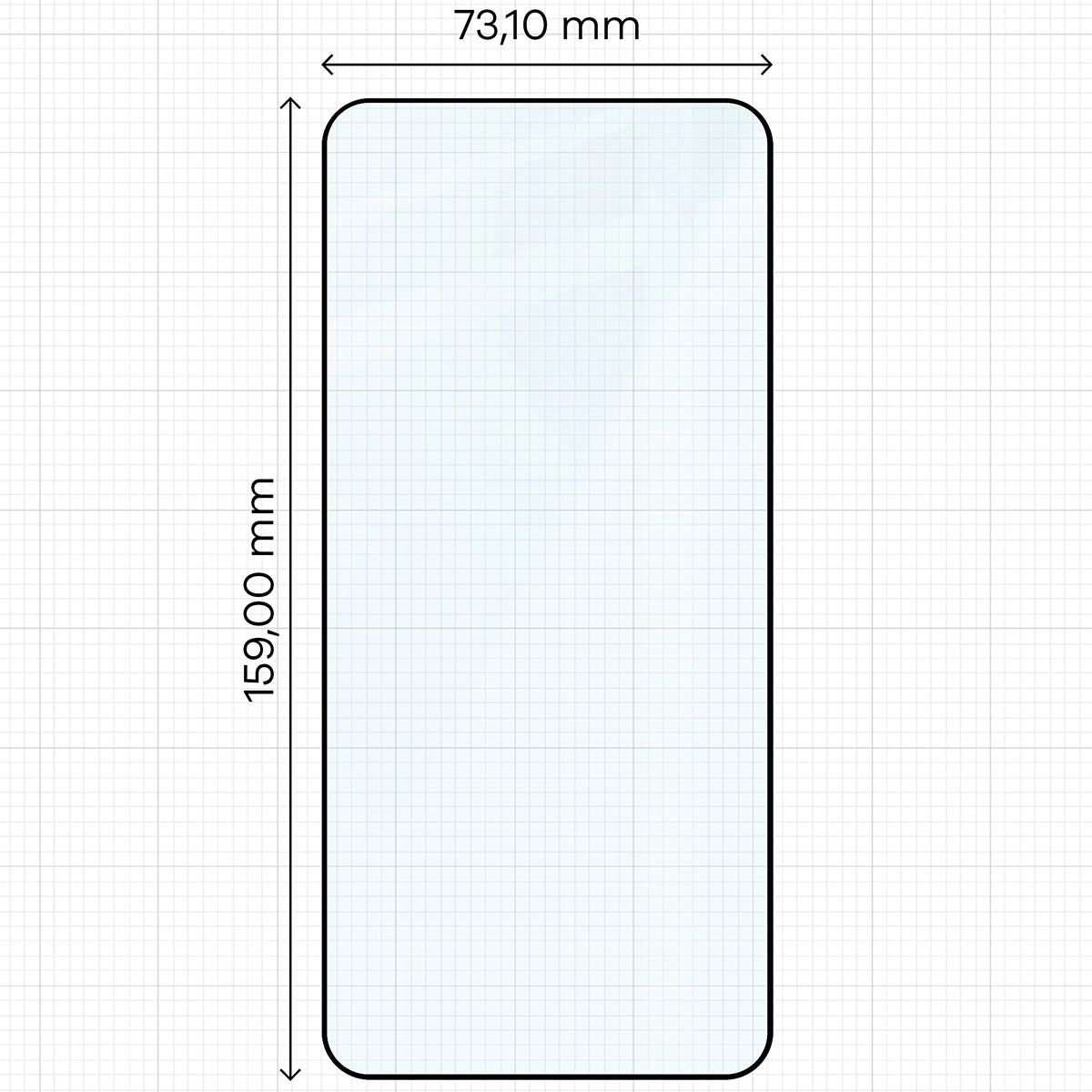 Gehärtetes Glas für Oppo Find X9 Ultra, Bizon Glass Edge Duo, Schwarzer Rahmen, 2 Stück