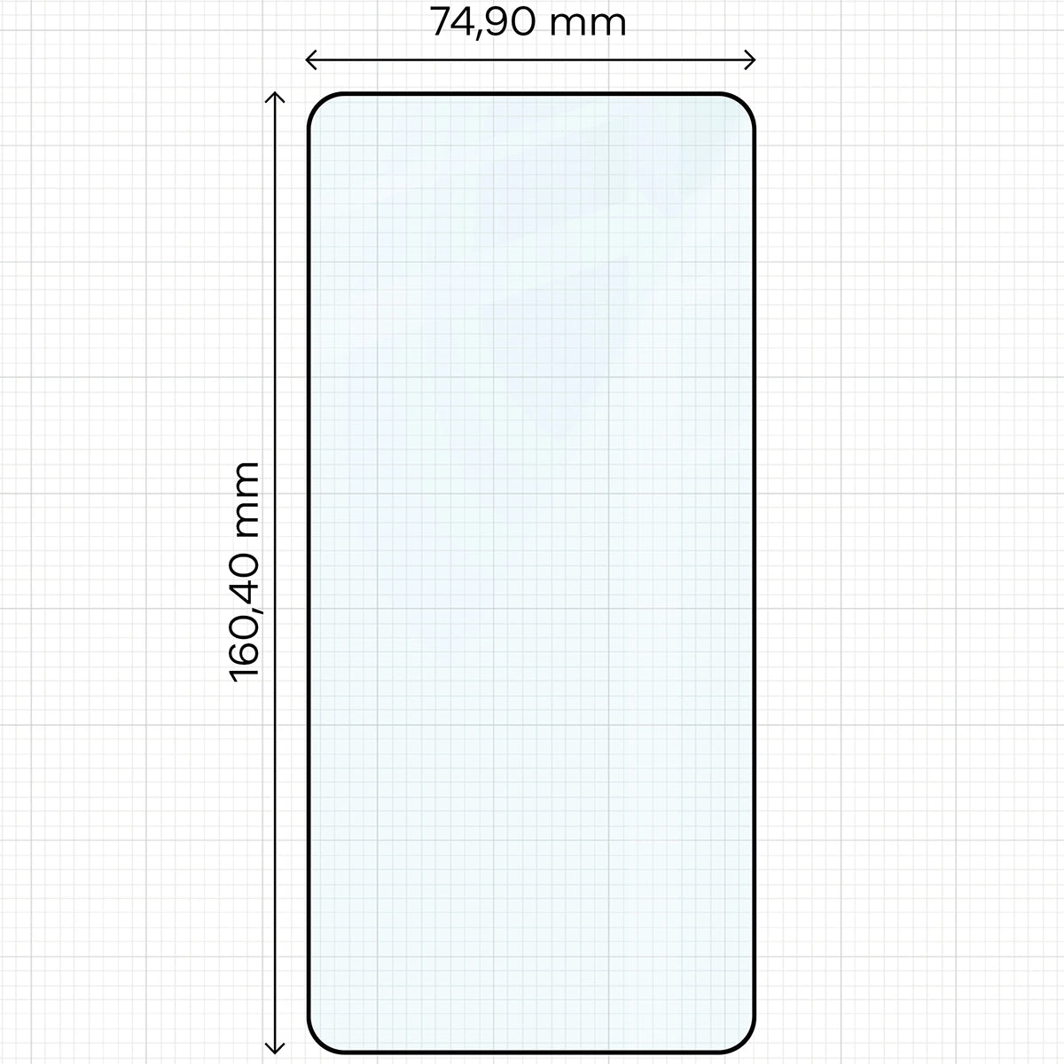 Gehärtetes Glas für Galaxy S26 Ultra, Bizon Glass Edge Duo, Schwarzer Rahmen, 2 Stück