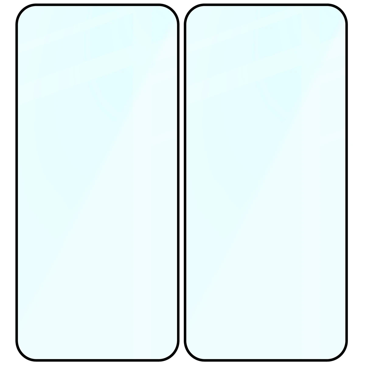 Gehärtetes Glas für Xiaomi Redmi Note 17 Pro 5G / Pro Max 5G, Bizon Glass Edge Duo, Schwarzer Rahmen, 2 Stück (4/4)
