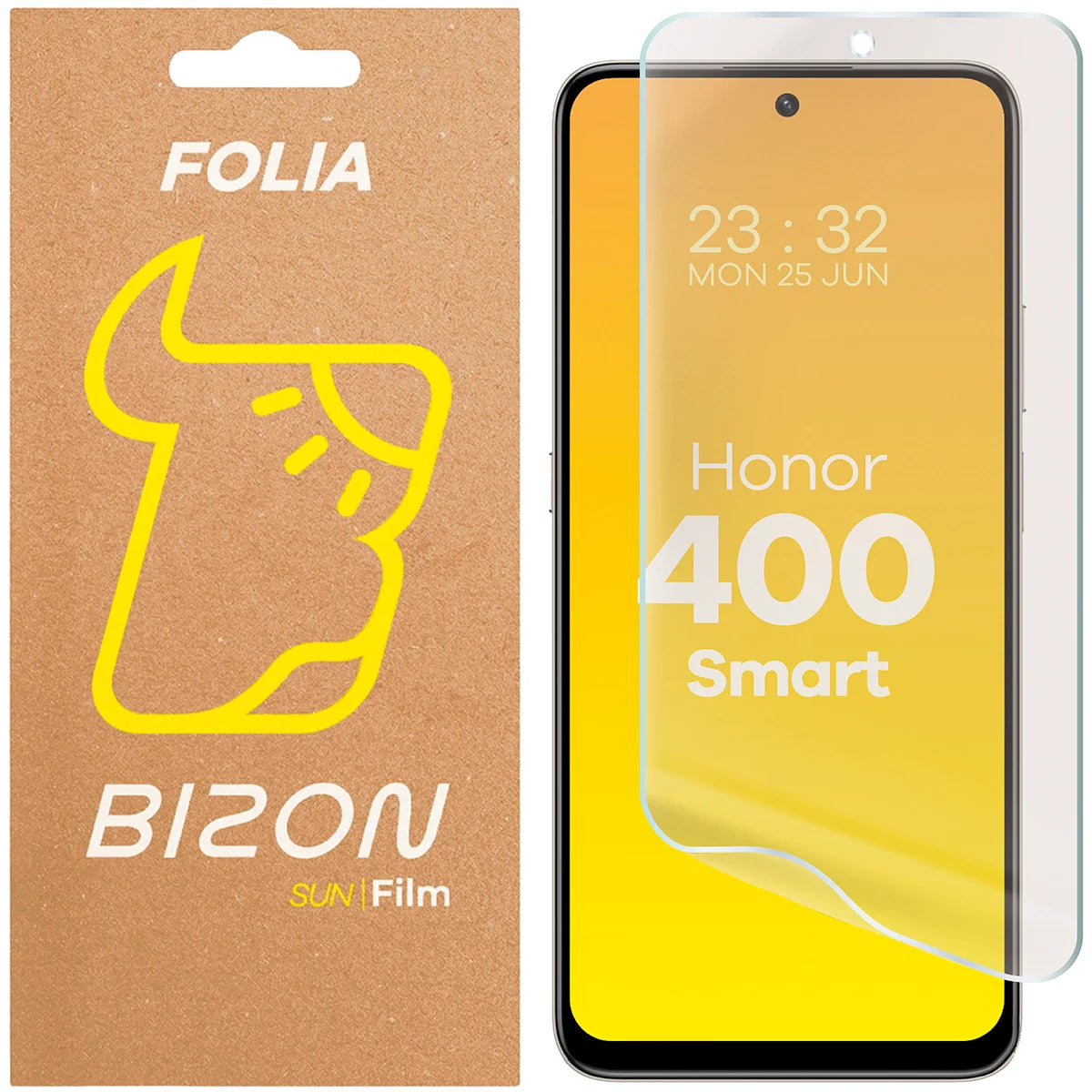 Matte Folie für Honor 400 Smart, Bizon Film Sun, 1 Stück