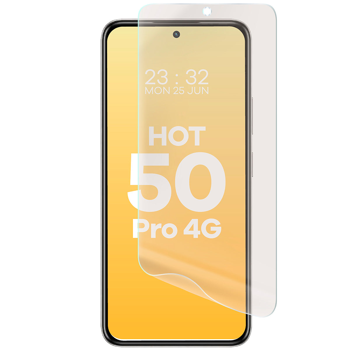 Matte Folie für Infinix Hot 50 Pro 4G, Bizon Film Sun Duo, 2 Stück