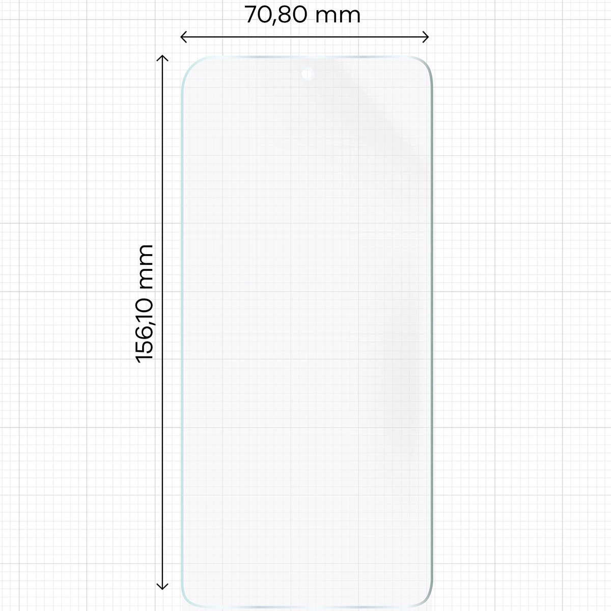 Matte Folie für Xiaomi Poco F7 Pro, Bizon Film Sun Duo, 2 Stück