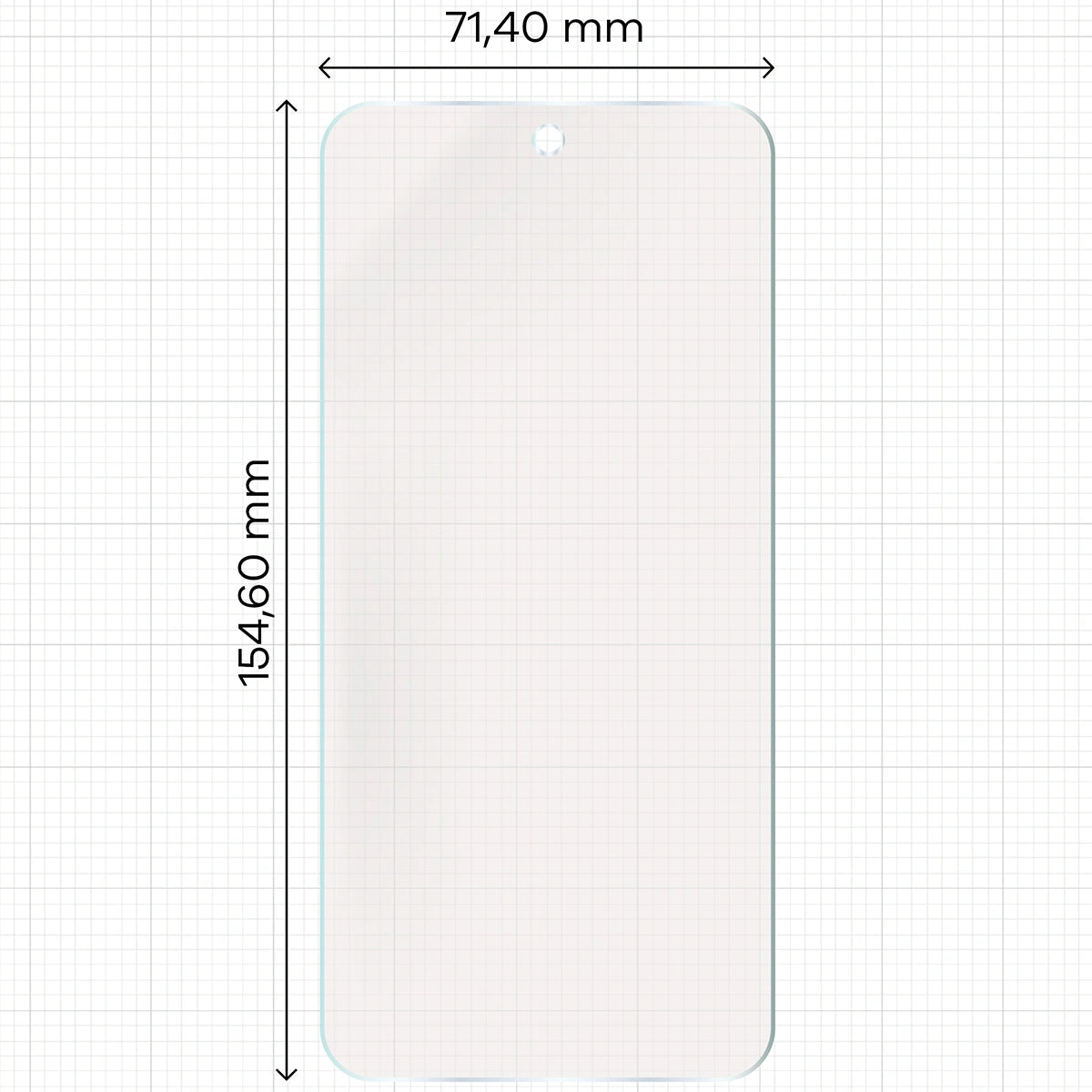 Matte Folie für Oppo Reno 15 F, Bizon Film Sun Duo, 2 Stück