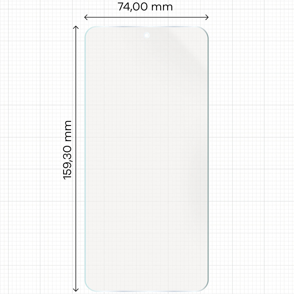 Matte Folie für Xiaomi POCO F7, Bizon Film Sun Duo, 2 Stück