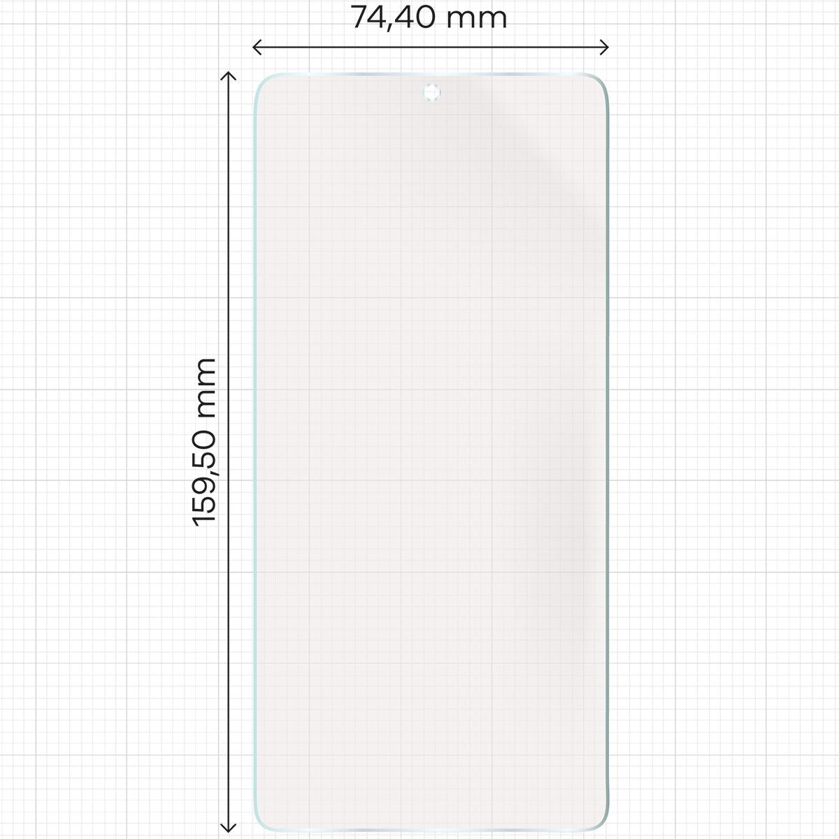 Matte Folie für Galaxy S25 Ultra, Bizon Glass Film Sun Duo, 2 Stück
