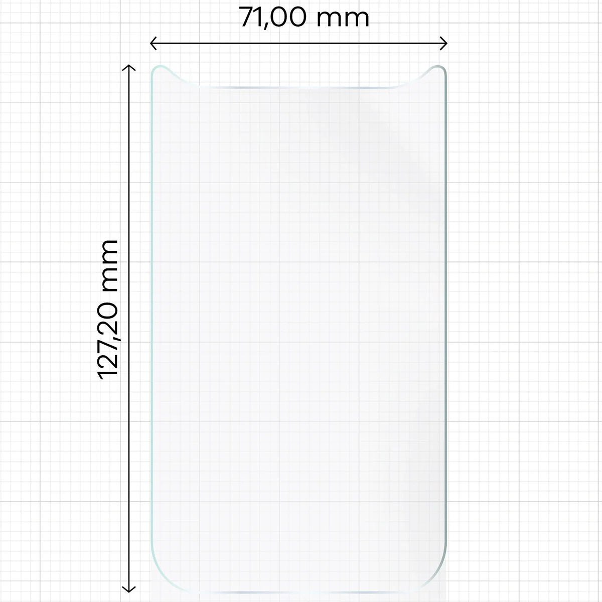 Hydrogel Folie für die Rückseite für iPhone Air, Bizon Film Hydrogel Back, 1 Stück