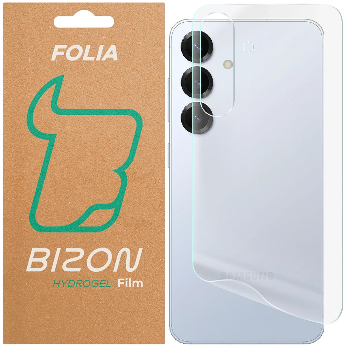 Hydrogel Folie für die Rückseite für Galaxy S25, Bizon Film Hydrogel Back, 1 Stück