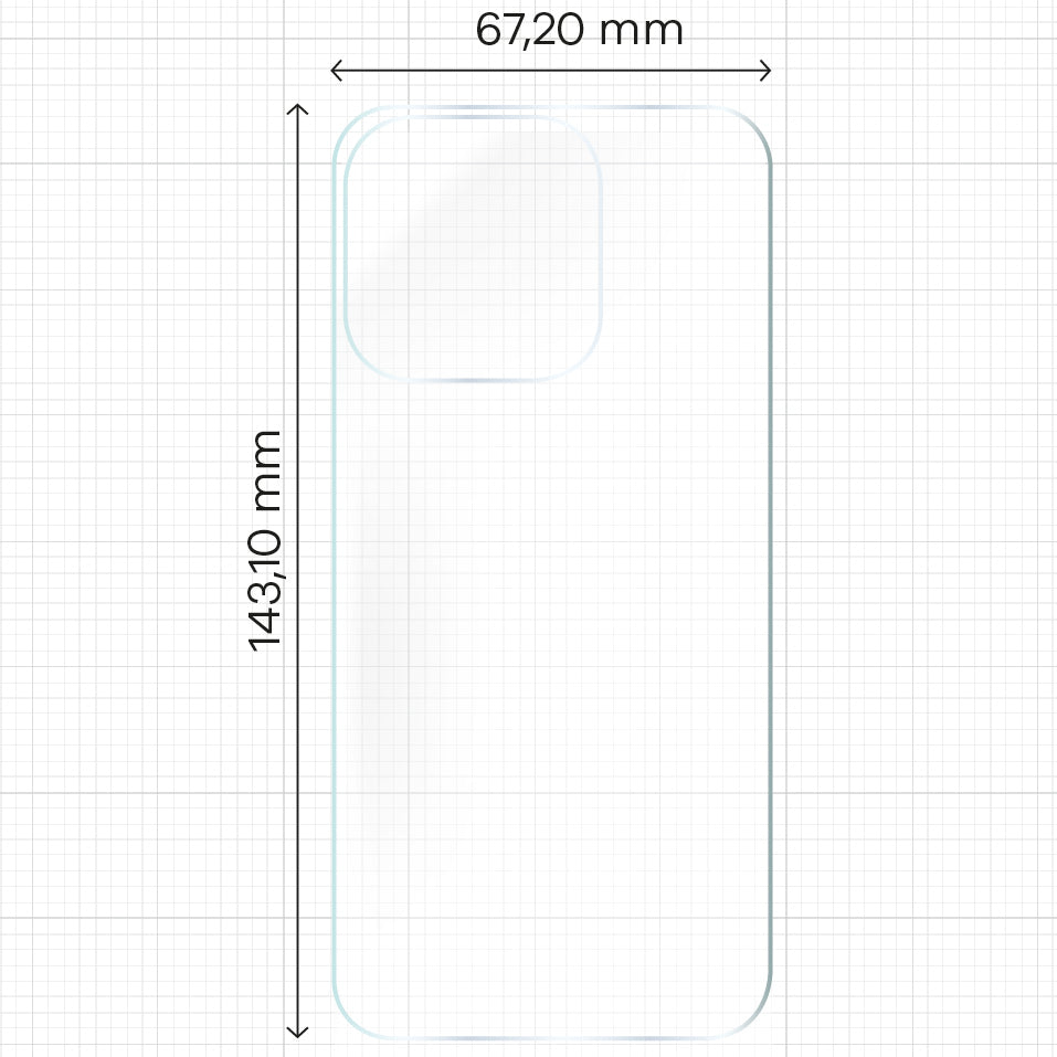 Hydrogel Folie für die Rückseite Bizon Film Hydrogel Back Duo für iPhone 15 Pro, 2 Stück