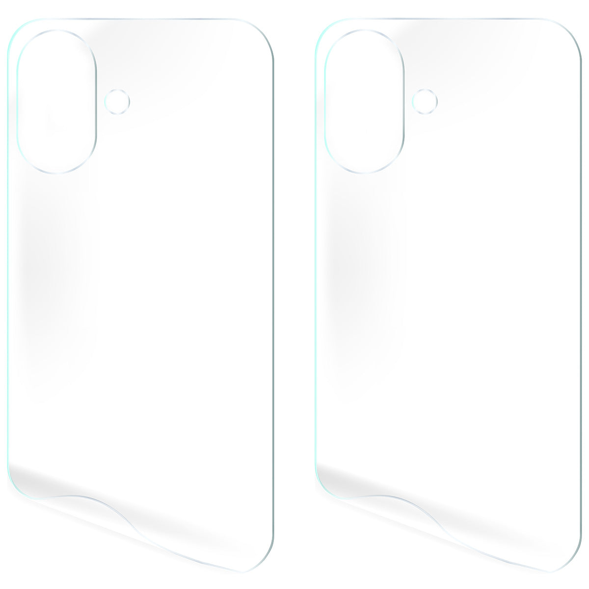 Hydrogel Folie für die Rückseite für iPhone 16, Bizon Film Hydrogel Back Duo, 2 Stück