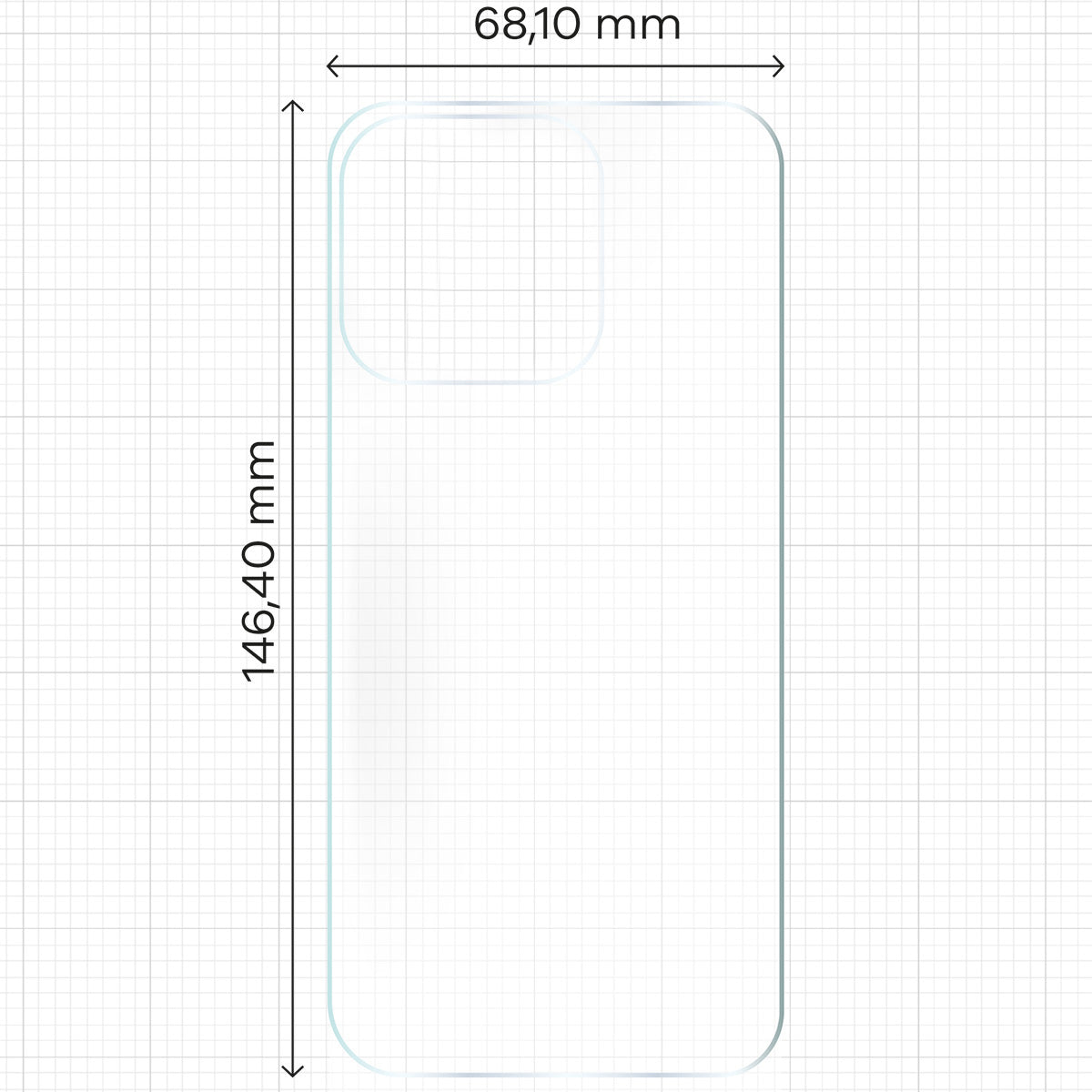 Hydrogel Folie für die Rückseite für iPhone 16 Pro, Bizon Film Hydrogel Back Duo, 2 Stück