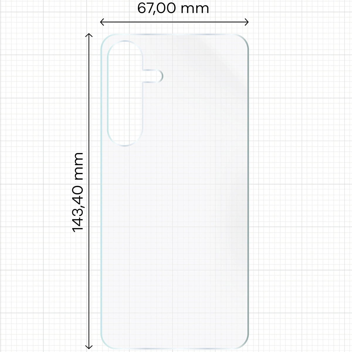 Hydrogel Folie für die Rückseite für Galaxy S25, Bizon Film Hydrogel Back Duo, 2 Stück