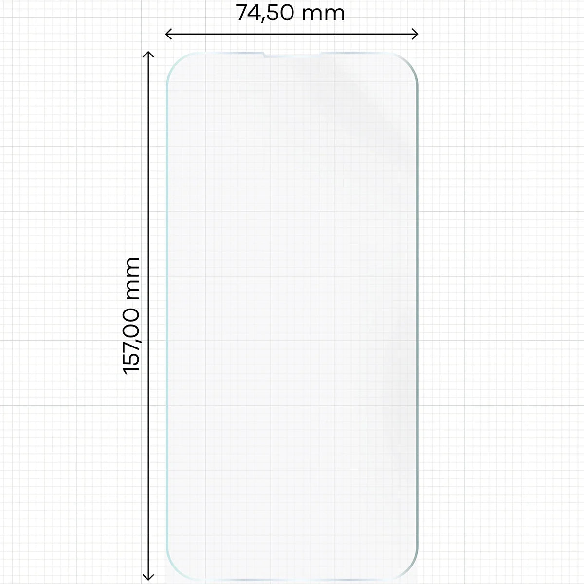 Hydrogel Folie für den Bildschirm für iPhone 13 Pro Max, Bizon Film Hydrogel Front, 1 Stück