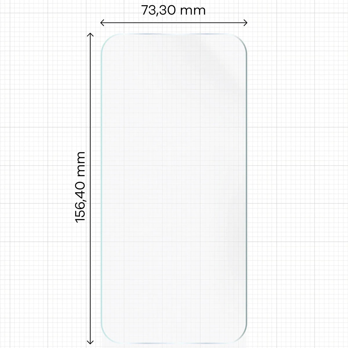 Hydrogel Folie für den Bildschirm für iPhone 15 Plus / 15 Pro Max , Bizon Film Hydrogel Front, 1 Stück