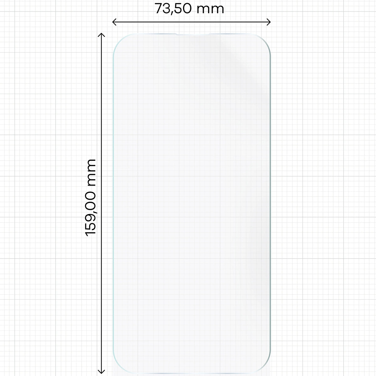 Hydrogel Folie für den Bildschirm für iPhone 18 Pro Max/17 Pro Max/16 Pro Max, Bizon Film Hydrogel Front, 1 Stück