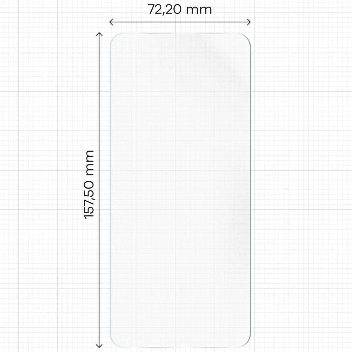 Hydrogel Folie für den Bildschirm für Honor Magic8 Lite, Bizon Film Hydrogel Front, 1 Stück