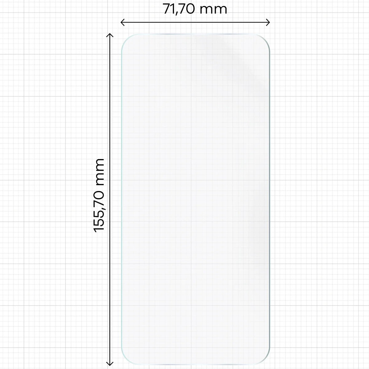 Hydrogel Folie für den Bildschirm für Honor Magic8 Pro, Bizon Film Hydrogel Front, 1 Stück