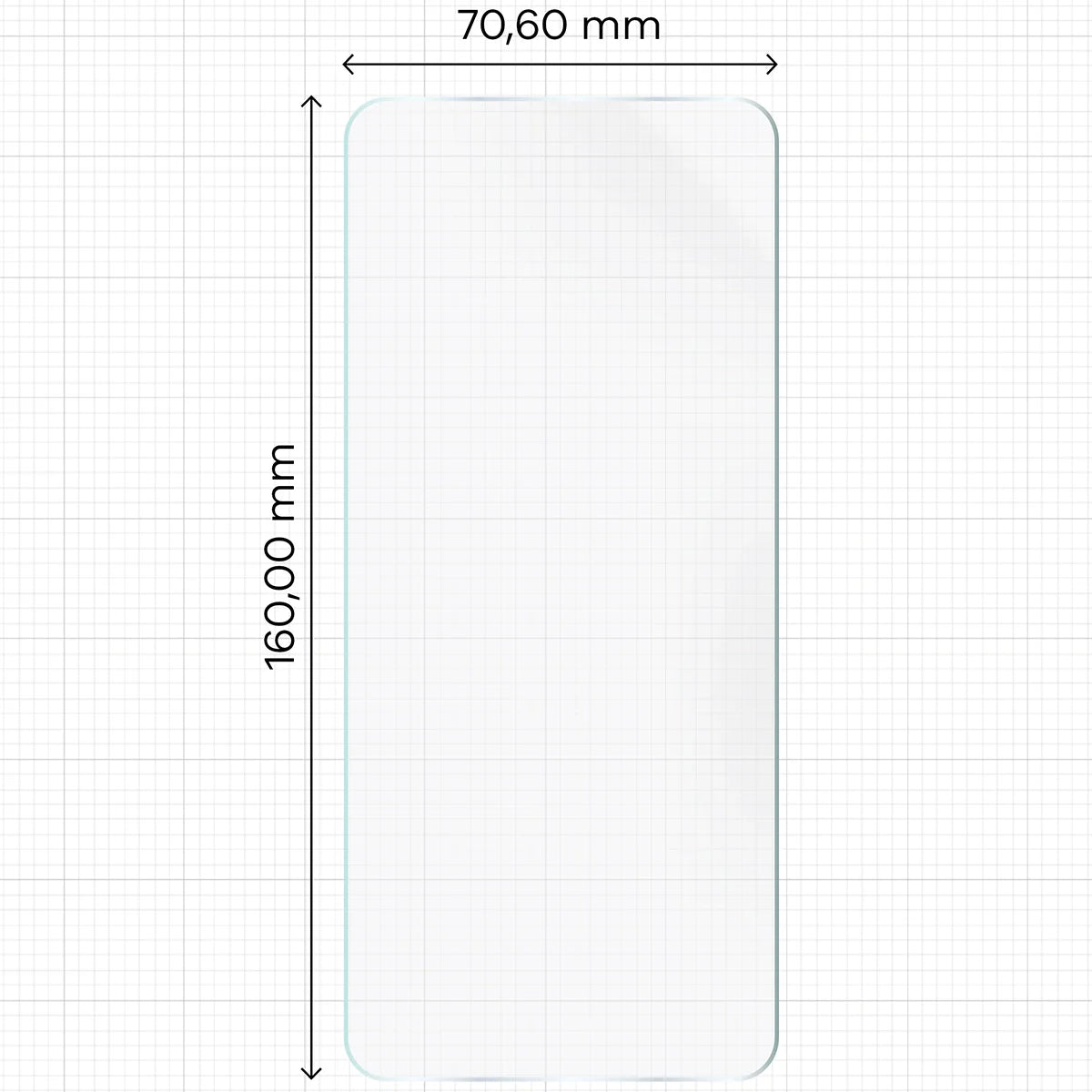 Hydrogel Folie für den Bildschirm für Honor X7d / Honor 400 Smart, Bizon Film Hydrogel Front, 1 Stück