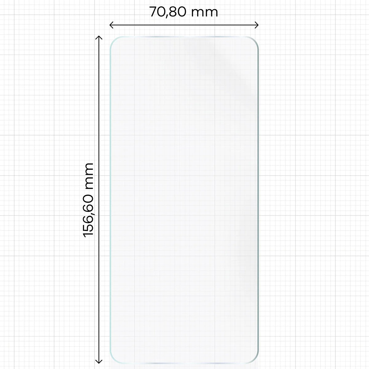 Hydrogel Folie für den Bildschirm für Motorola Edge 70, Bizon Film Hydrogel Front, 1 Stück