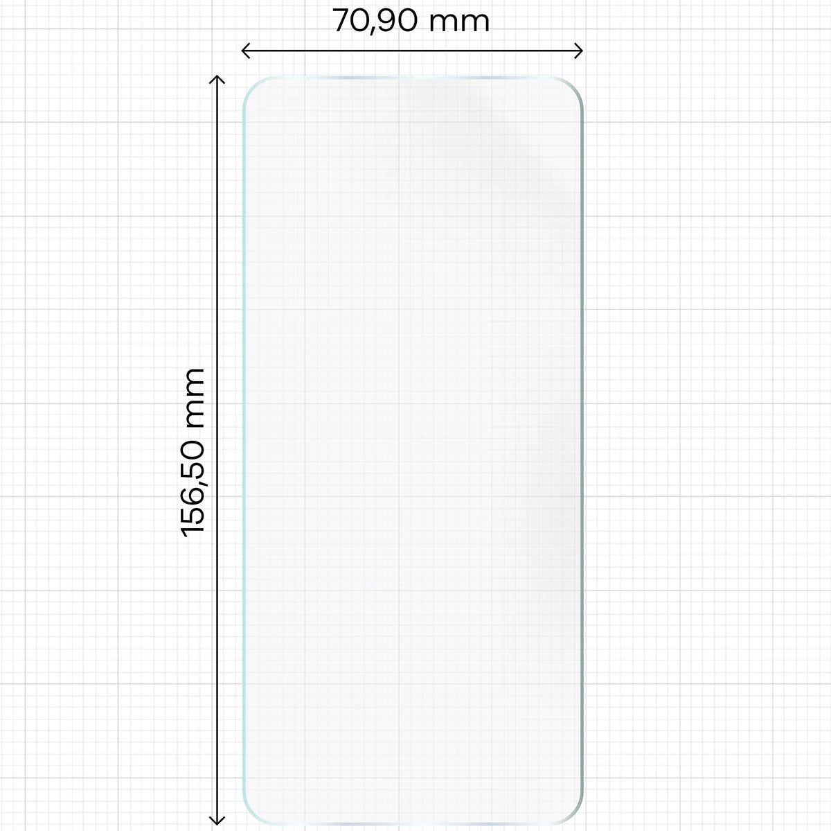 Hydrogel Folie für den Bildschirm für Motorola Edge 70 Fusion, Bizon Film Hydrogel Front, 1 Stück