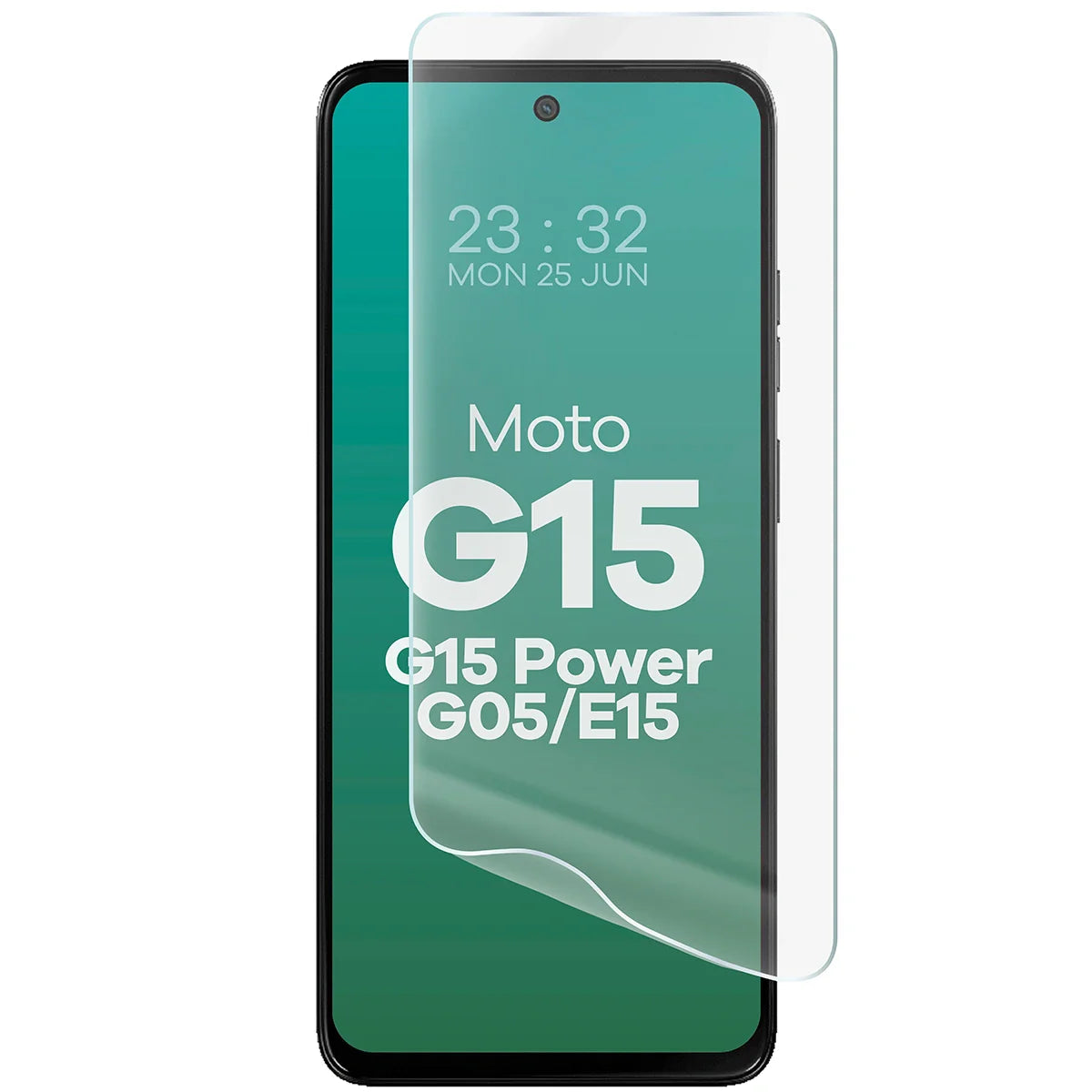 Hydrogel Folie für den Bildschirm für Motorola Moto G15 / G15 Power / G05 / E15, Bizon Film Hydrogel Front, 1 Stück