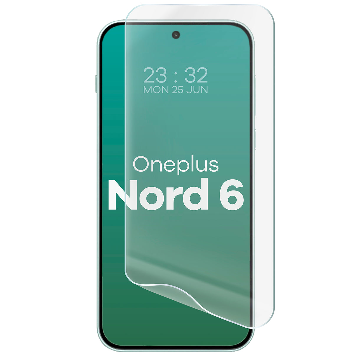Hydrogel Folie für den Bildschirm für OnePlus Nord 6, Bizon Film Hydrogel Front, 1 Stück
