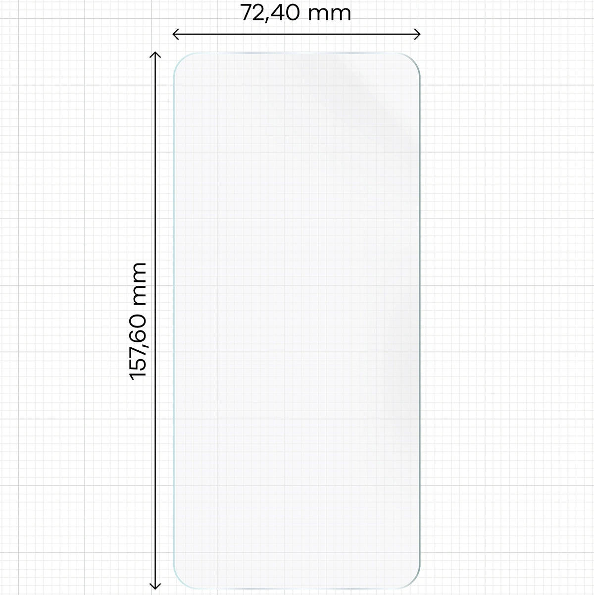 Hydrogel Folie für den Bildschirm für Oppo Find X9 Pro, Bizon Film Hydrogel Front, 1 Stück