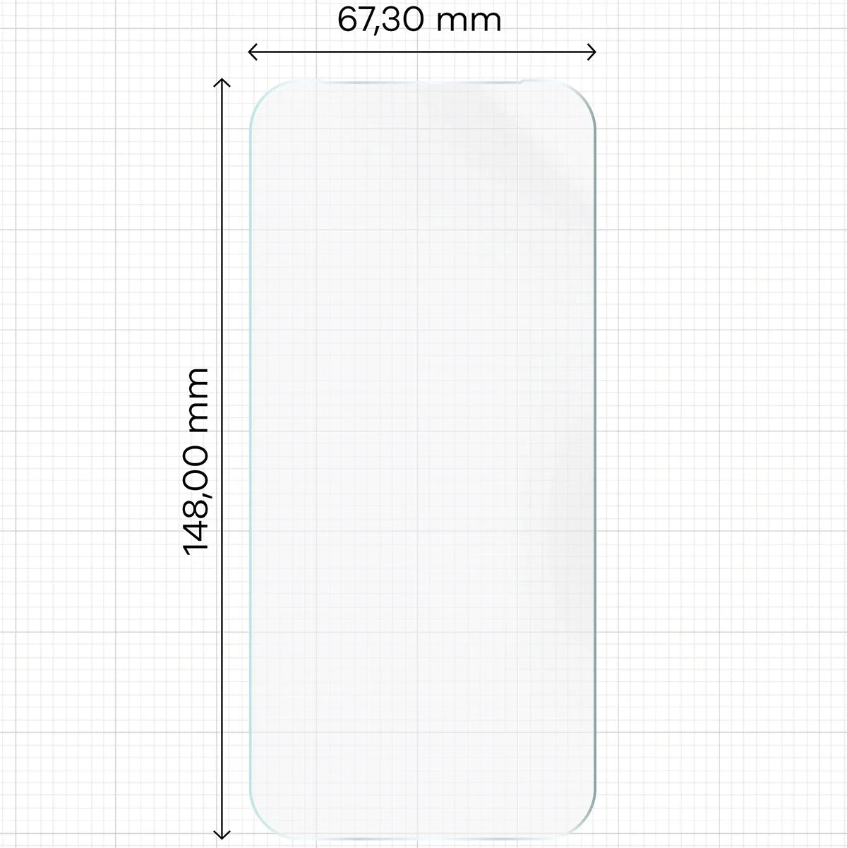 Hydrogel Folie für den Bildschirm für Oppo Reno 15 Pro, Bizon Film Hydrogel Front, 1 Stück