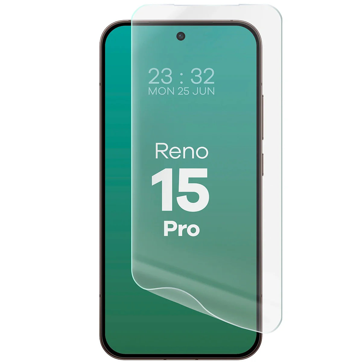 Hydrogel Folie für den Bildschirm für Oppo Reno 15 Pro, Bizon Film Hydrogel Front, 1 Stück