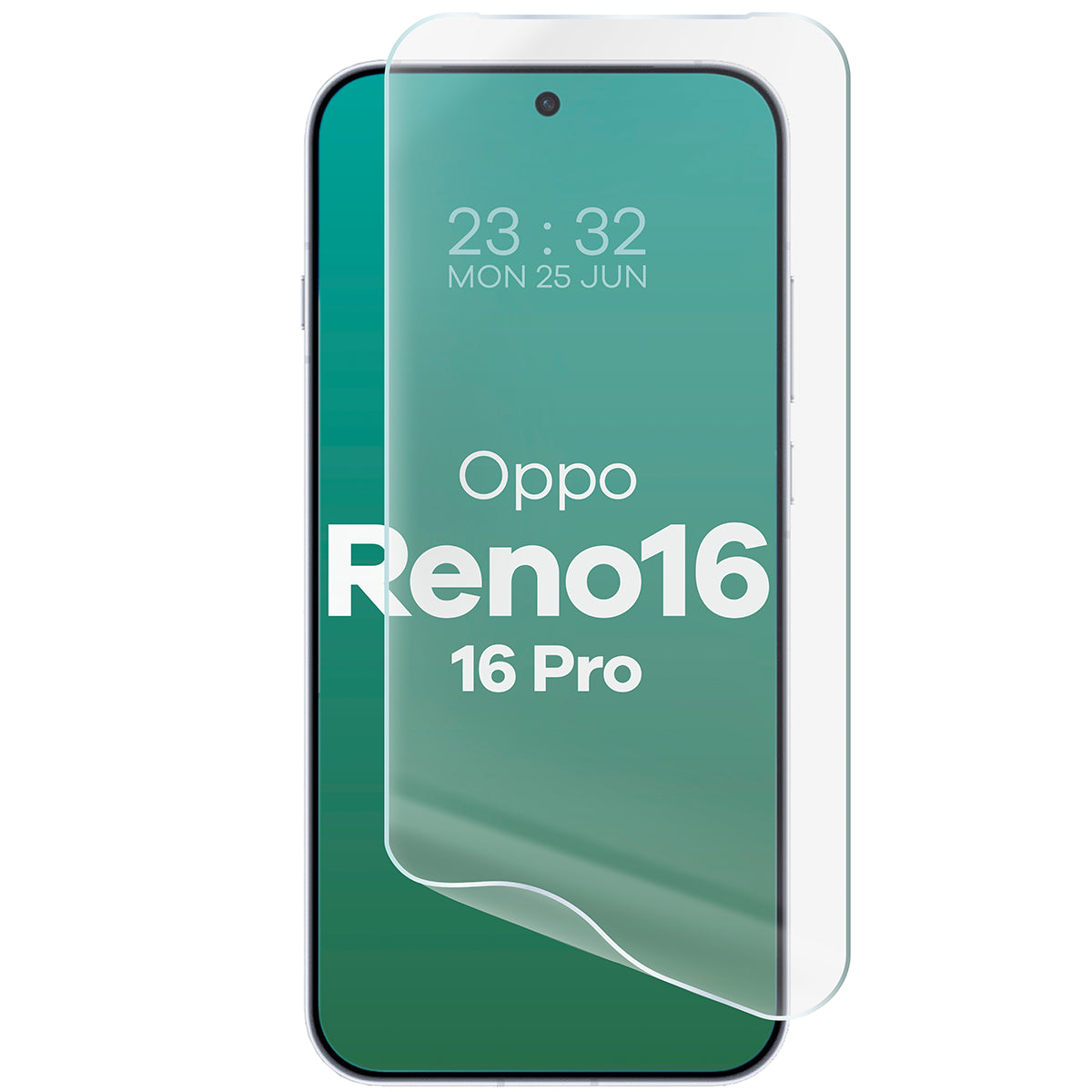 Hydrogel Folie für den Bildschirm für Oppo Reno16 / Reno16 Pro 5G, Bizon Film Hydrogel Front, 1 Stück