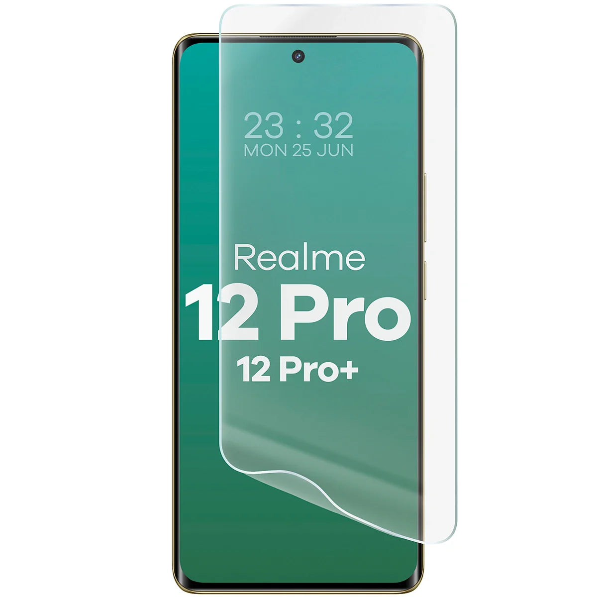 Hydrogel Folie für den Bildschirm für Realme 12 Pro / 12 Pro Plus, Bizon Glass Hydrogel Front, 1 Stück
