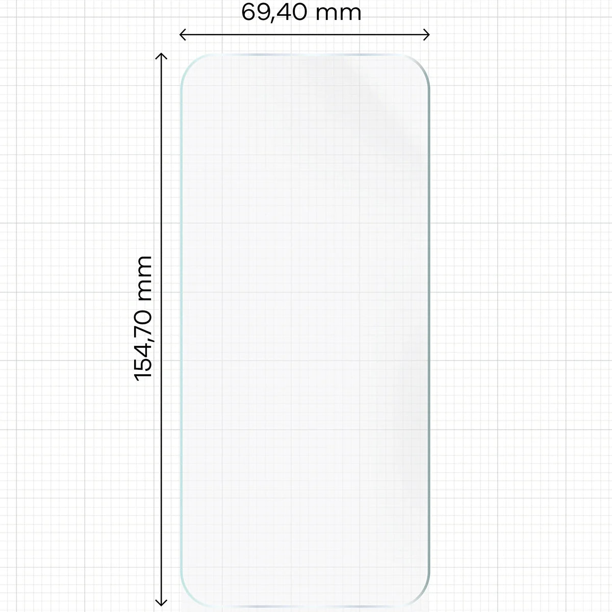Hydrogel Folie für den Bildschirm für Realme 8 Pro / 8 / 7 / 7 Pro, Bizon Film Hydrogel Front, 1 Stück
