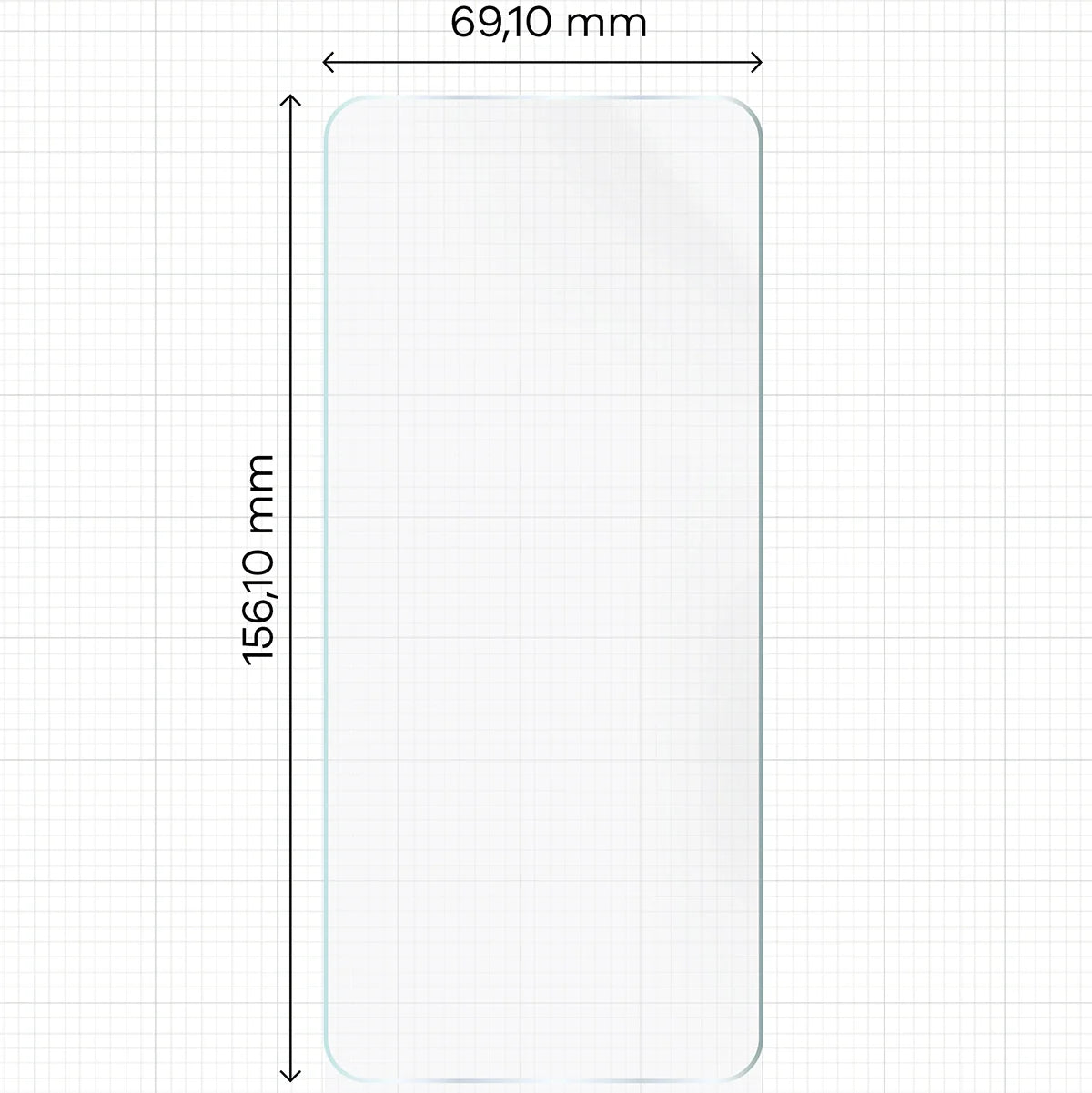 Hydrogel Folie für den Bildschirm für Realme GT2 / GT Neo 2 / GT Neo 3T, Bizon Film Hydrogel Front, 1 Stück