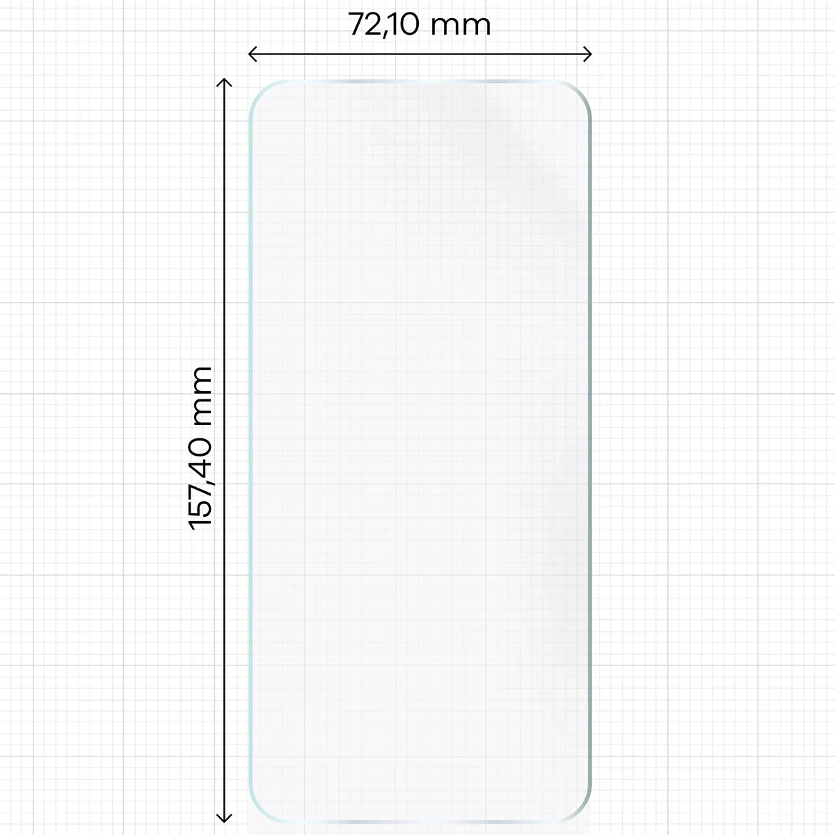 Hydrogel Folie für den Bildschirm für Realme GT 7 Pro, Bizon Film Hydrogel Front, 1 Stück