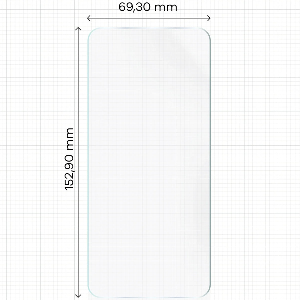 Hydrogel Folie für den Bildschirm für Galaxy A54 5G, Bizon Film Hydrogel Front, 1 Stück