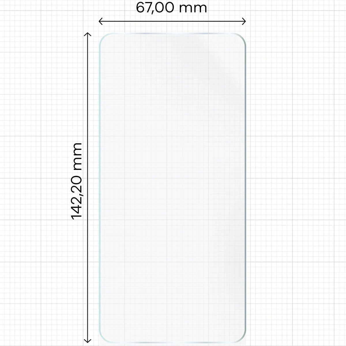 Hydrogel Folie für den Bildschirm für Galaxy S23, Bizon Glass Hydrogel Front, 1 Stück