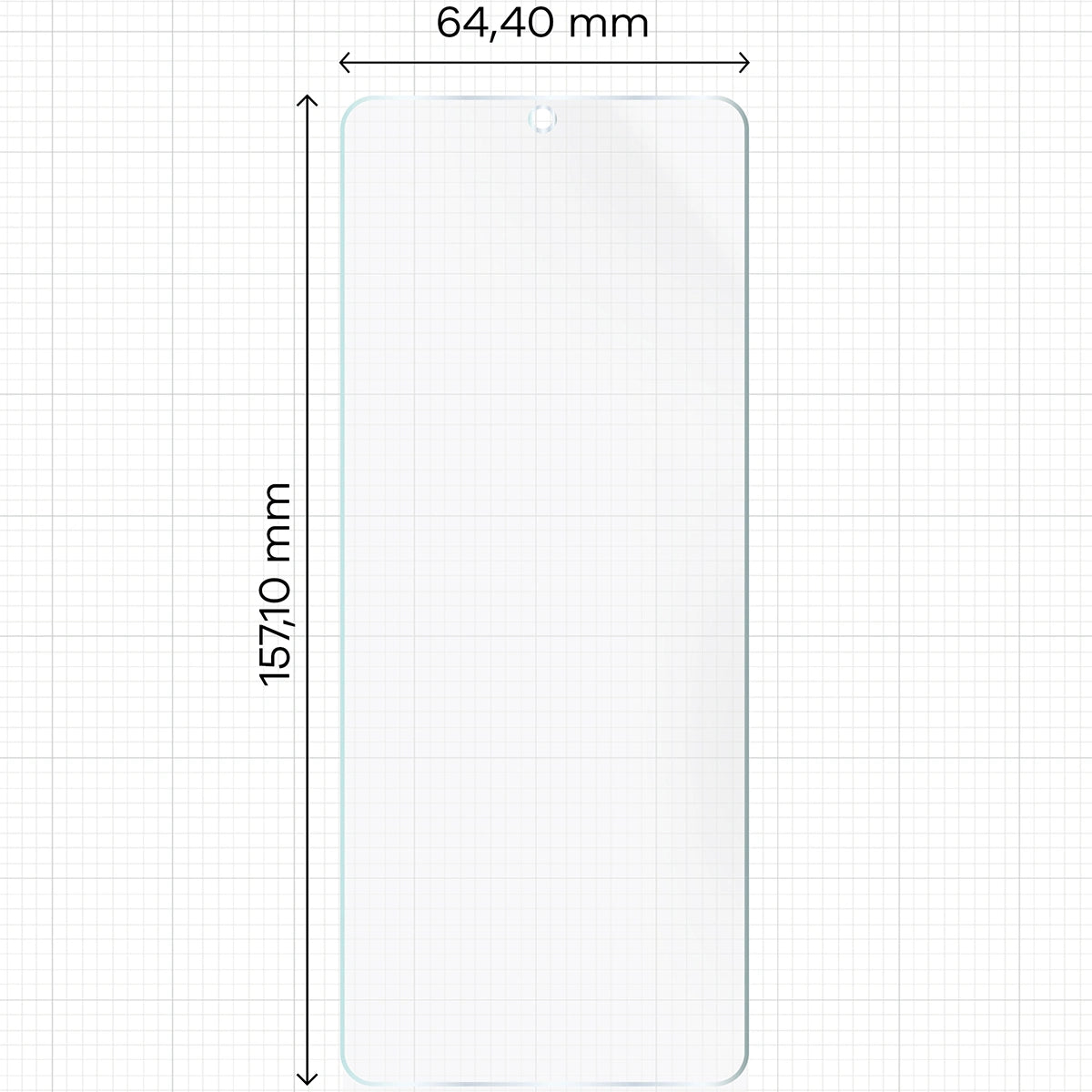 Hydrogel Folie für den Bildschirm für Galaxy Z Flip5, Bizon Film Hydrogel Front, 1 Stück