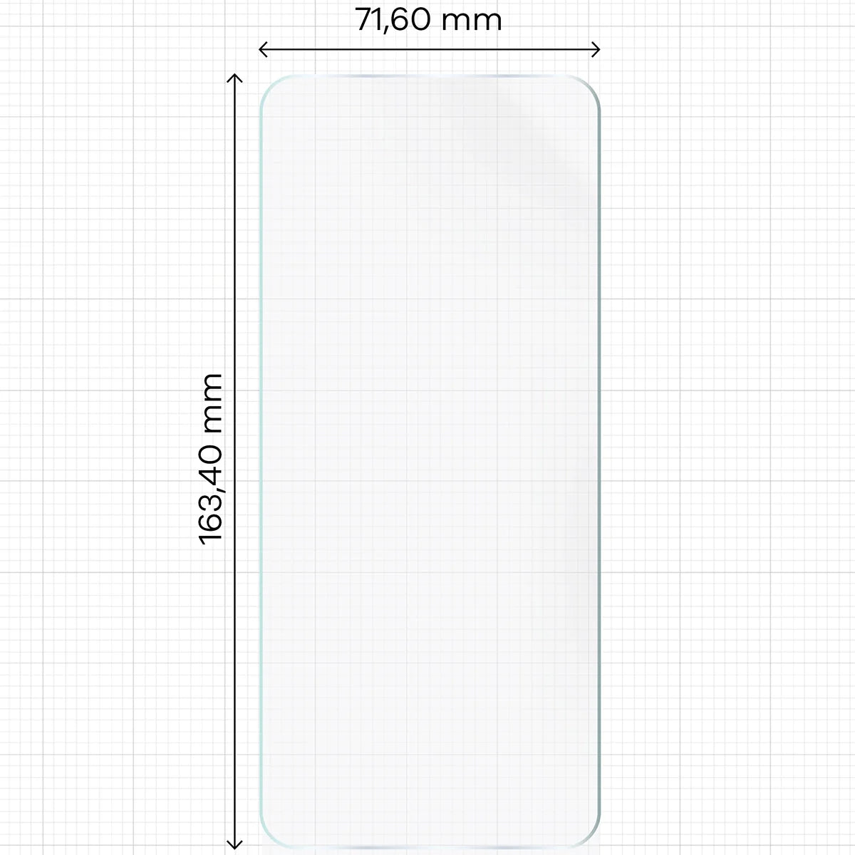Hydrogel Folie für den Bildschirm für Tecno Spark 20 Pro, Bizon Film Hydrogel Front, 1 Stück
