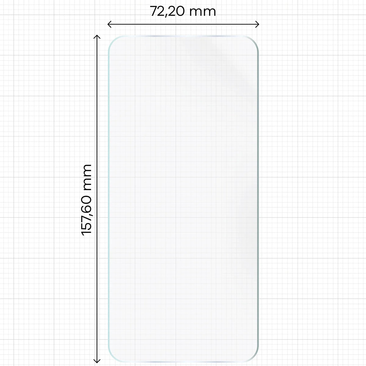 Hydrogel Folie für den Bildschirm für Vivo V60 Lite 5G, Bizon Film Hydrogel Front, 1 Stück