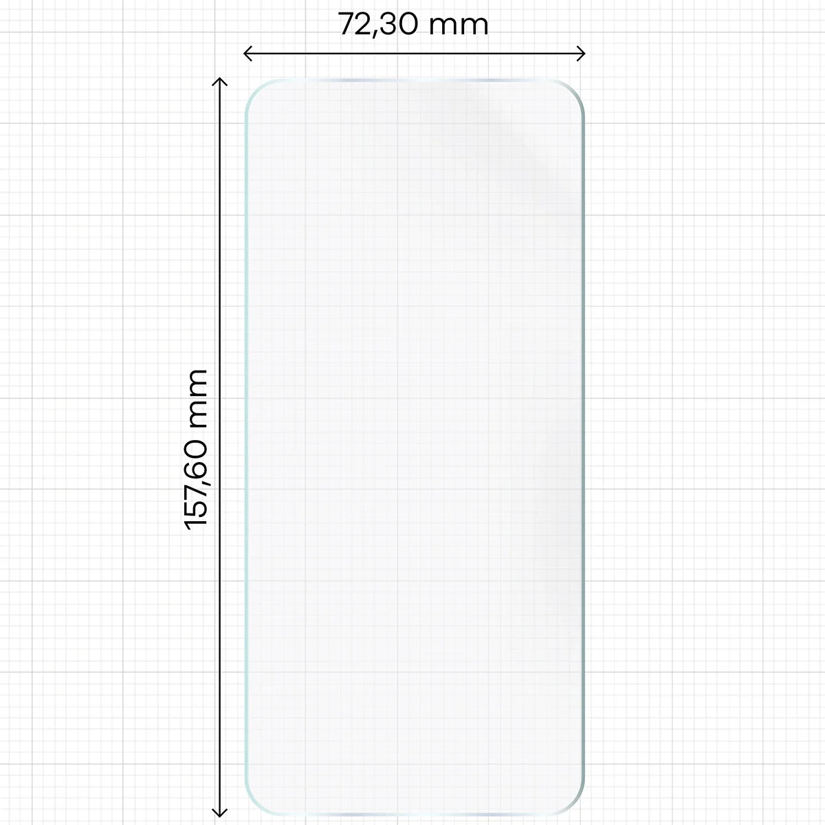 Hydrogel Folie für den Bildschirm für Vivo X300 Pro, Bizon Film Hydrogel Front, 1 Stück