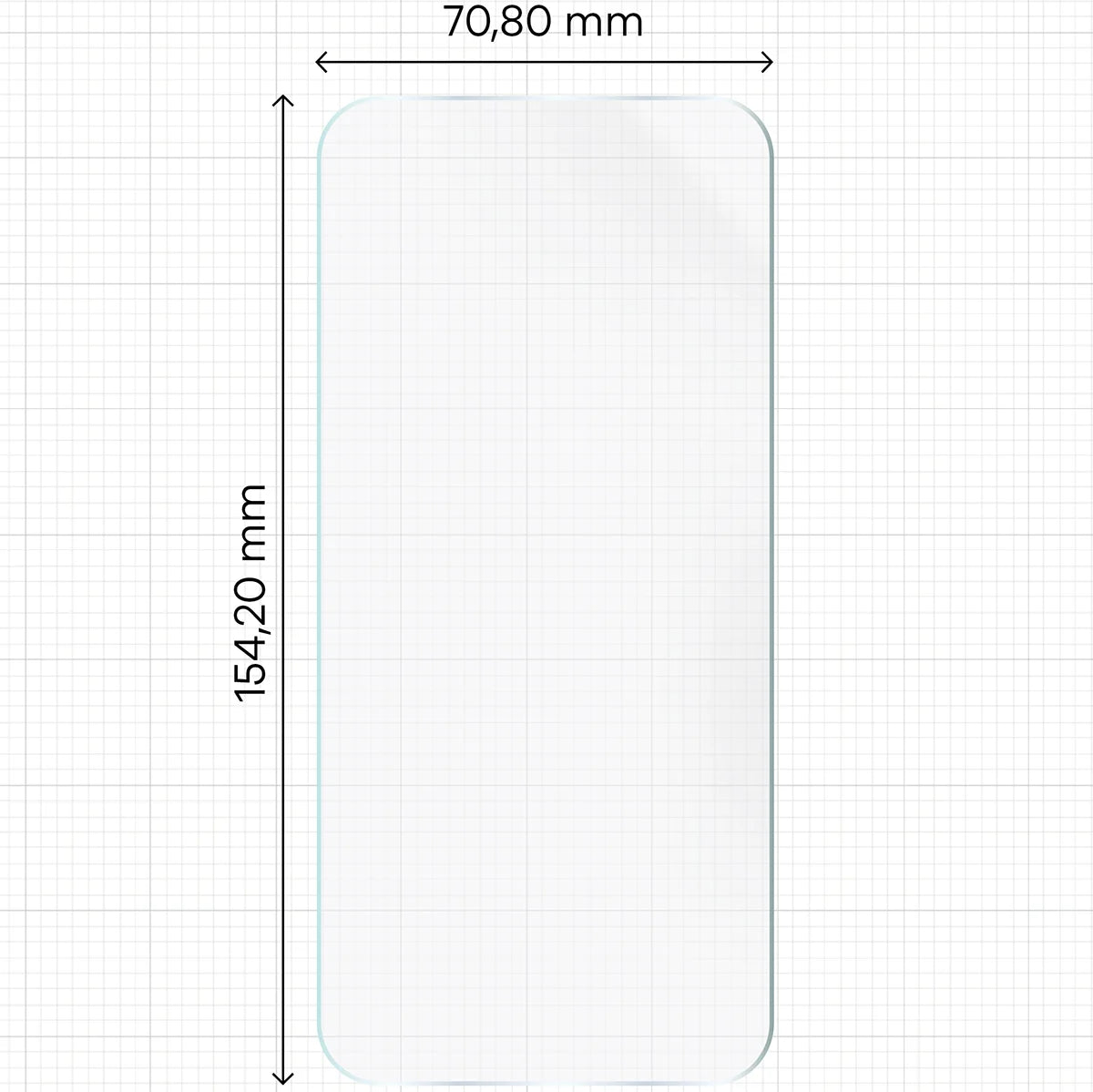 Hydrogel Folie für den Bildschirm für Xiaomi 17T, Bizon Film Hydrogel Front, 1 Stück