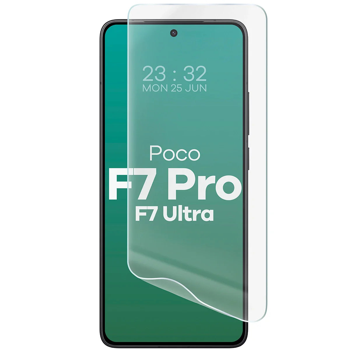 Hydrogel Folie für den Bildschirm für Xiaomi POCO F7 Pro / F7 Ultra, Bizon Film Hydrogel Front, 1 Stück
