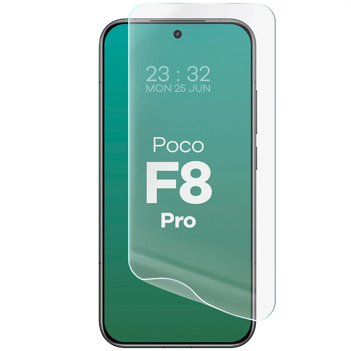 Hydrogel Folie für den Bildschirm für Xiaomi POCO F8 Pro, Bizon Film Hydrogel Front, 1 Stück
